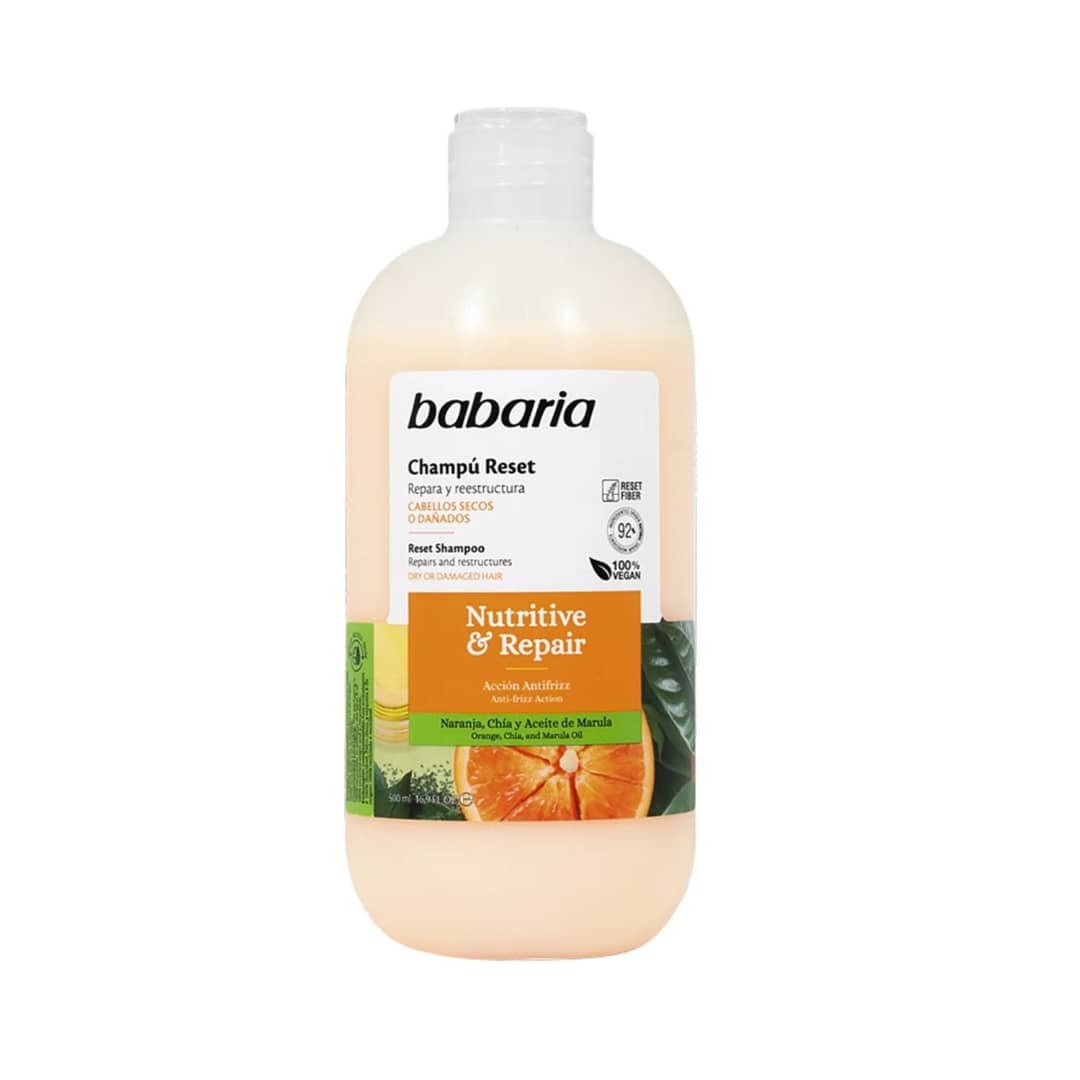 شامپو تقویت کننده و ترمیم کننده مو باباریا مدل Nutritive حجم 500 میلی لیتر