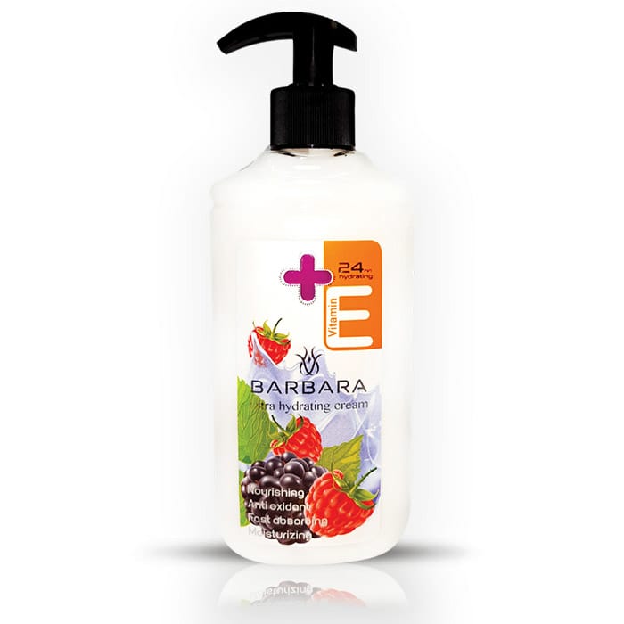 کرم آبرسان دست و صورت باربارا مدل پمپی