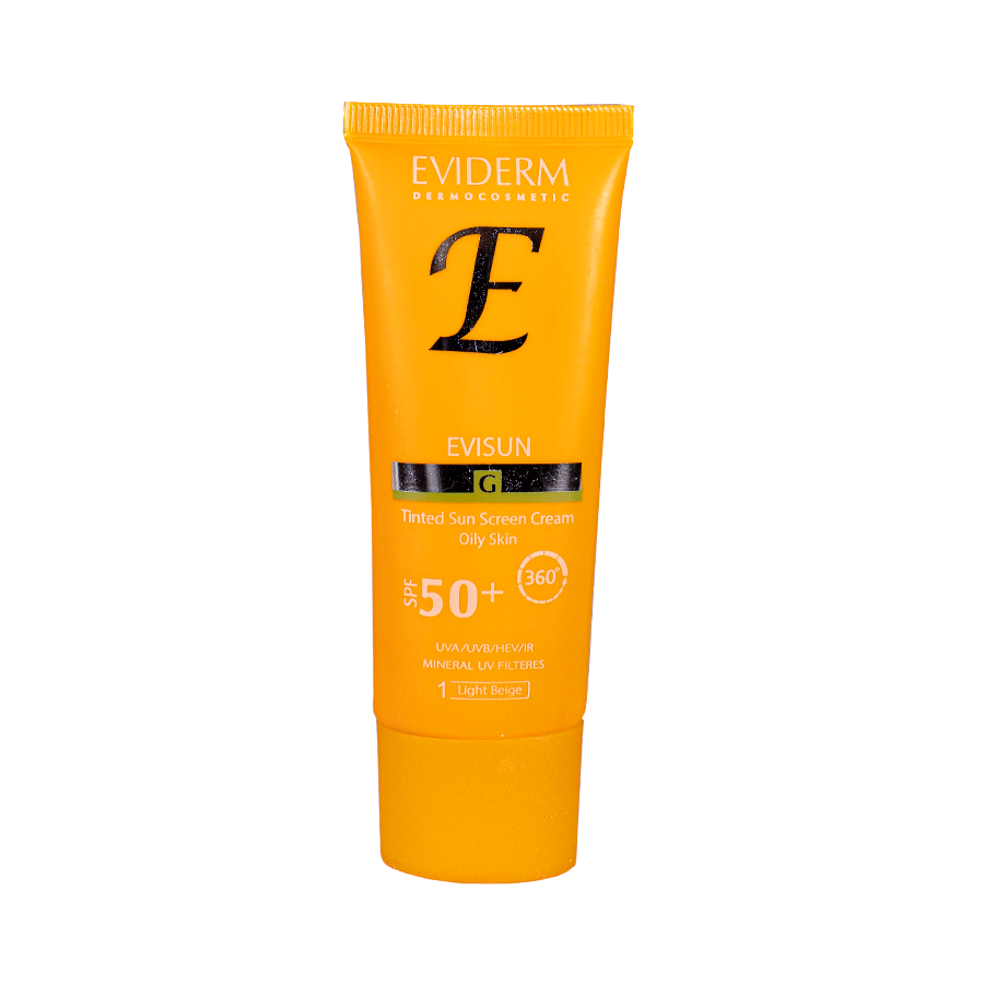 کرم ضد آفتاب رنگی اویدرم SPF50 مناسب پوست چرب شماره ۱ کرم ضد آفتاب رنگی اویدرم SPF50 مناسب پوست چرب شماره ۱