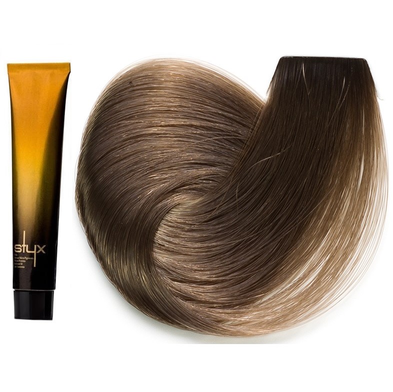 رنگ مو استایکس شماره 7.2 سری نسکافهای رنگ بلوند مرواریدی متوسط