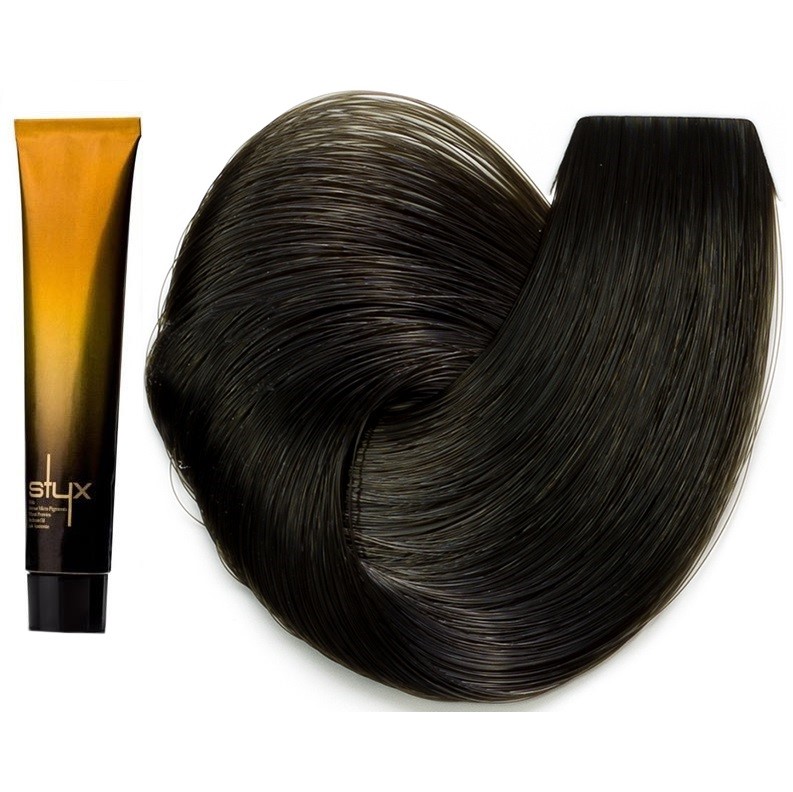 رنگ مو استایکس شماره ۵M سری زیتونی رنگ قهوهای زیتونی روشن