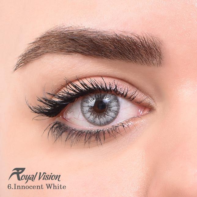 لنز چشم رویال ویژن شماره 06 با رنگ Innocent White۰
