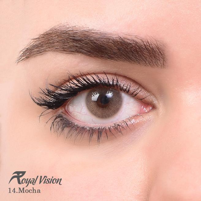 لنز چشم رویال ویژن شماره 14 با رنگ Mocha