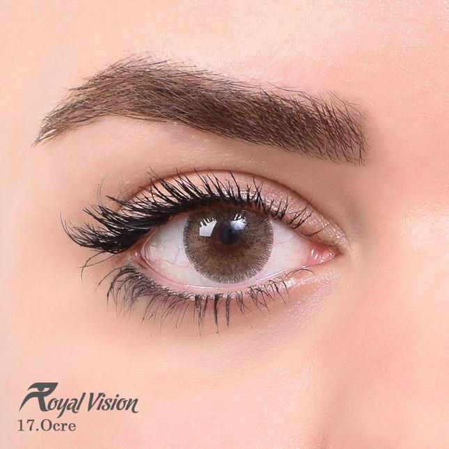 لنز چشم رویال ویژن شماره 17 با رنگ Ocre