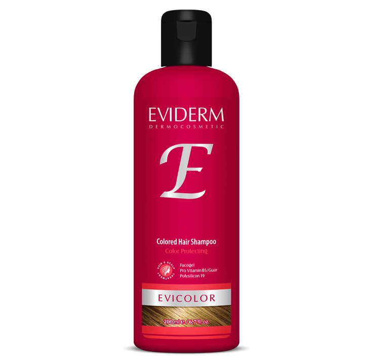 شامپو اویدرم مدل Evicolor حجم ۲۰۰ میلی‌ لیتر