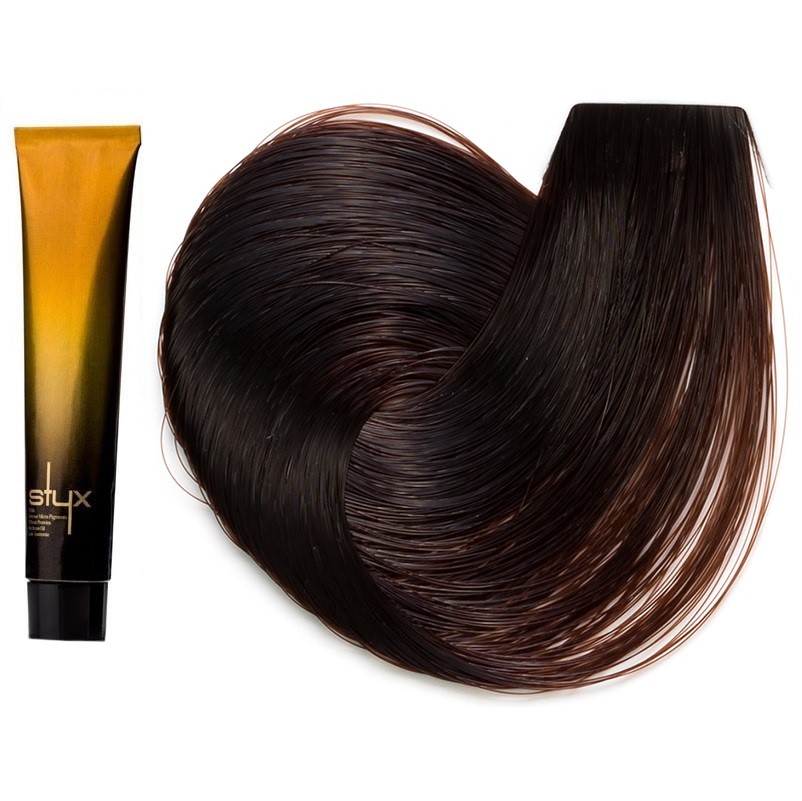 رنگ مو استایکس شماره 5.23 سری فندقی رنگ قهوه‌ای فندقی روشن