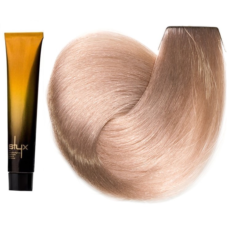 رنگ مو استایکس شماره 10.25 سری نسکافه‌ای رنگ بلوند مرواریدی ماهاگونی بسیار روشن