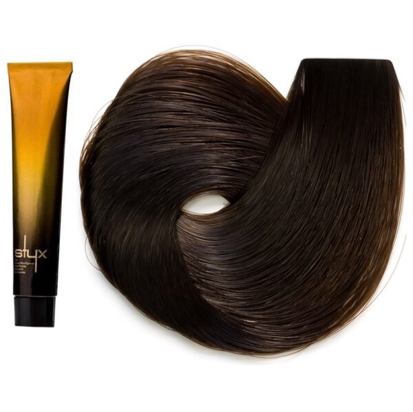 رنگ مو استایکس شماره 5.3 سری طلایی رنگ قهوه‌ای طلایی روشن