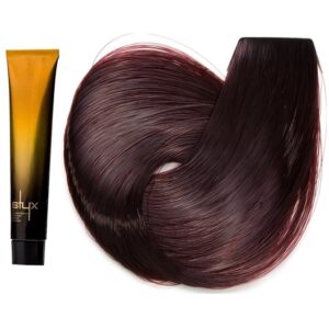 رنگ مو استایکس شماره 6.6 سری قرمز و شرابی رنگ بلوند یاقوتی تیره