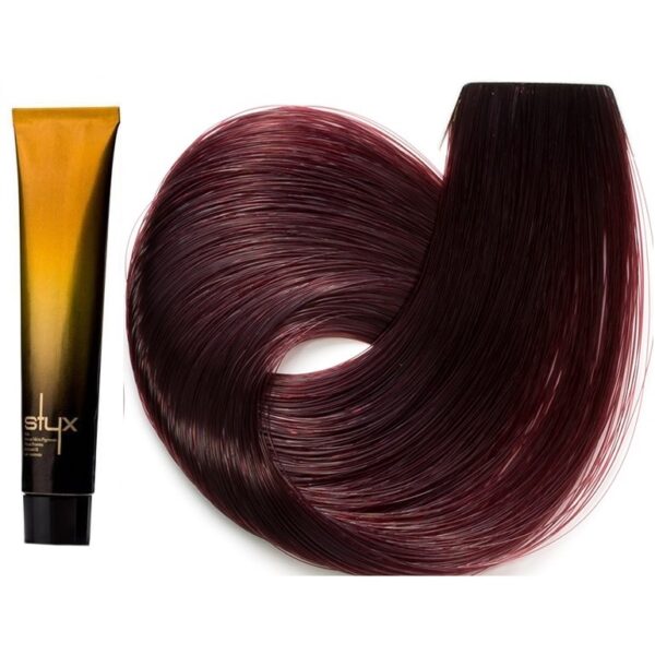 رنگ مو استایکس شماره 6.2 سری قرمز و شرابی رنگ بلوند بادنجانی تیره