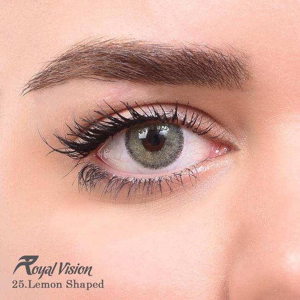 لنز چشم رویال ویژن شماره 25 با رنگ Lemon Shaped