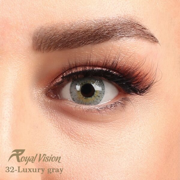 لنز چشم رویال ویژن شماره 32 با رنگ Luxury Gray