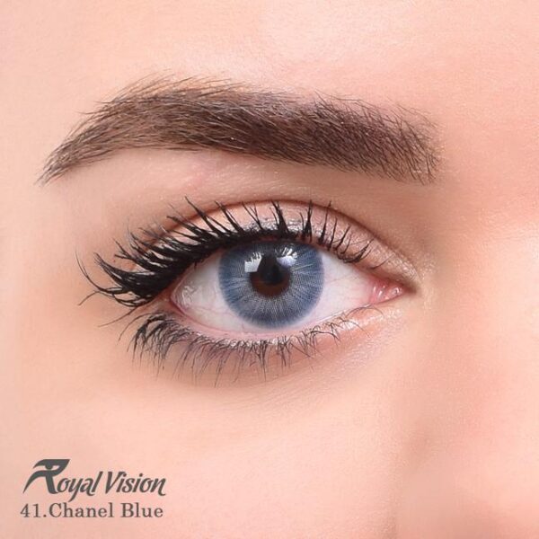 لنز چشم رویال ویژن شماره 41 با رنگ Chanel Blue