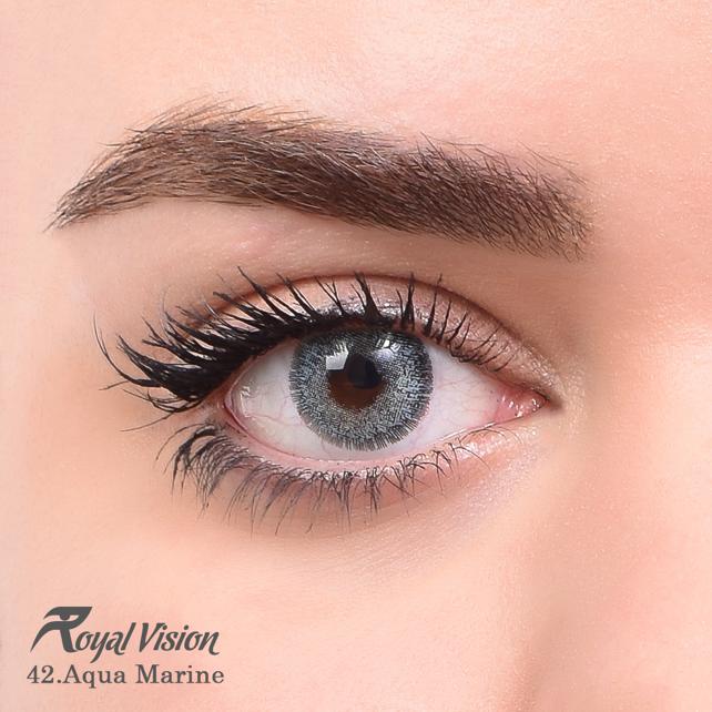 لنز چشم رویال ویژن شماره 42 با رنگ Aqua Marine