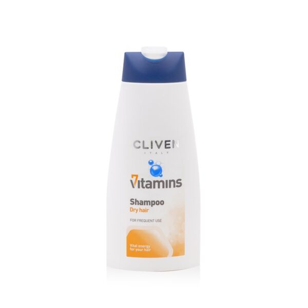 شامپو کلیون مناسب موهای خشک مدل 7 Vitamins حجم ۵۰۰ میلی‌ لیتر