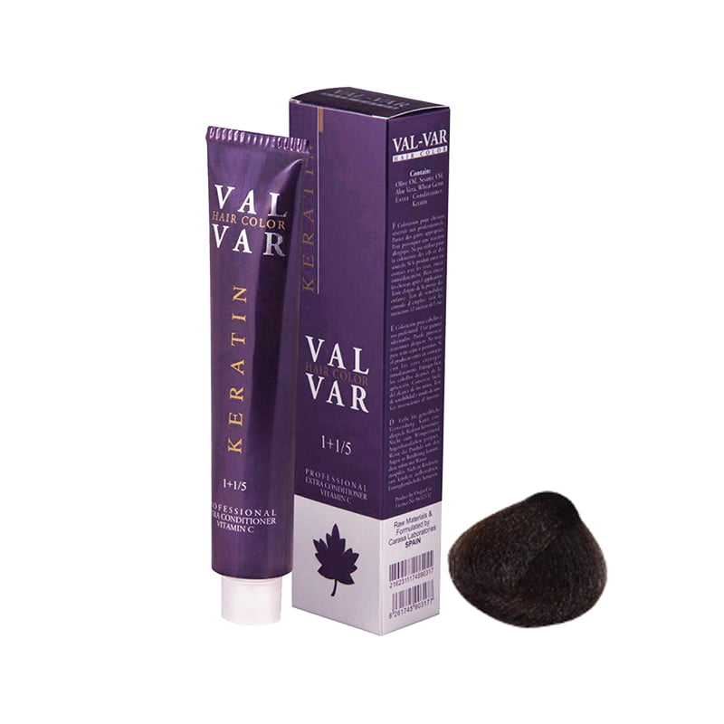 رنگ موی وال‌وار شماره NF3 سری طبیعی اکسترا رنگ قهوه‌ای متوسط اکسترا