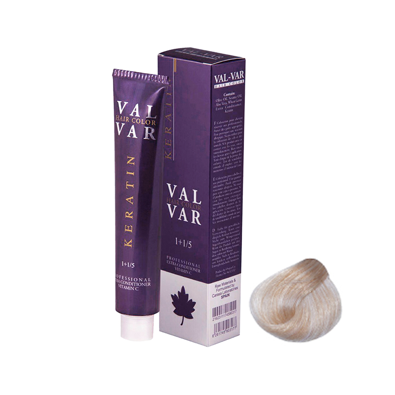 رنگ موی وال‌وار شماره NF10 سری طبیعی اکسترا رنگ بلوند خیلی خیلی روشن اکسترا