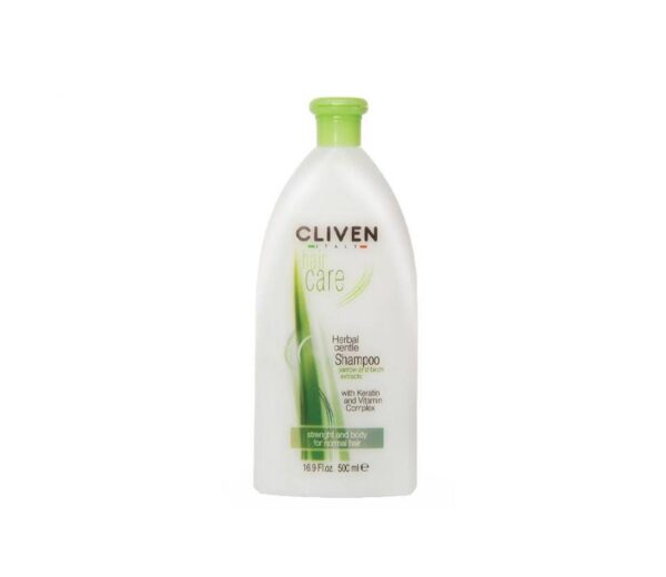 شامپو کلیون کراتینه مدل Herbal Gentle Shampoo حجم ۵۰۰ میلی‌ لیتر