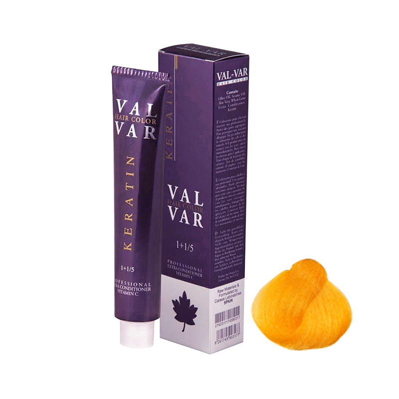 واریاسیون موی والوار شماره E16 رنگ طلایی