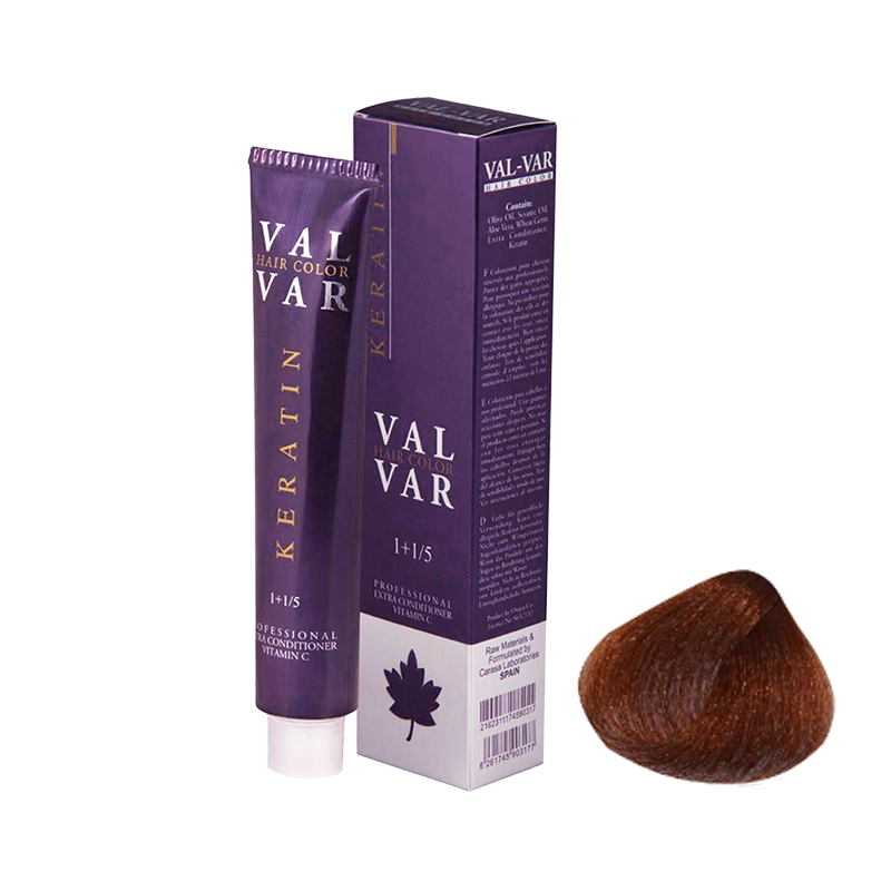 رنگ موی والوار شماره 7.46 سری برنز رنگ بلوند برنز متوسط