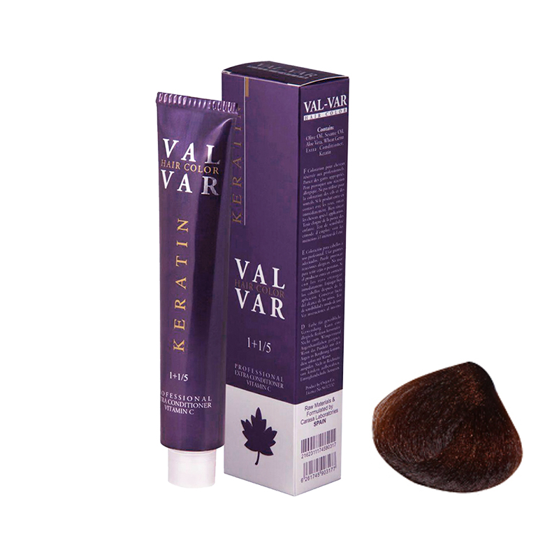 رنگ موی وال‌وار شماره 5.84(5.46) سری برنز رنگ قهوه‌ای برنز روشن