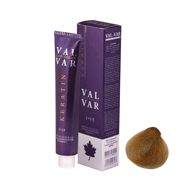 رنگ موی والوار شماره 9.73(9.88) سری کنفی رنگ بلوند کنفی روشن