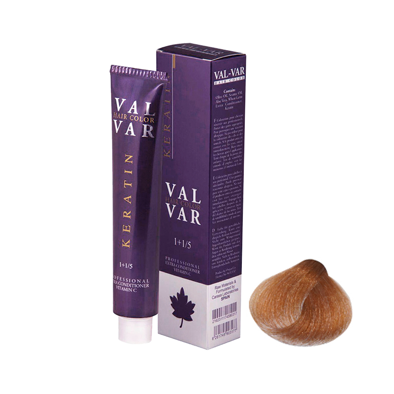 رنگ موی والوار شماره 8.32(8.67) سری بژ رنگ بلوند بژ روشن