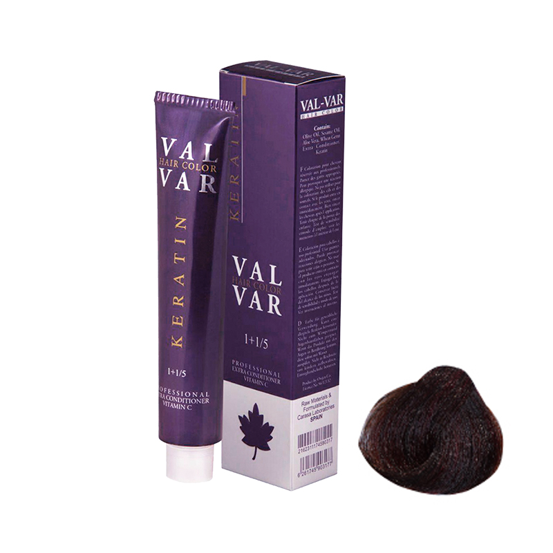 رنگ موی وال‌وار شماره 6.5 سری ماهاگونی رنگ بلوند ماهاگونی تیره