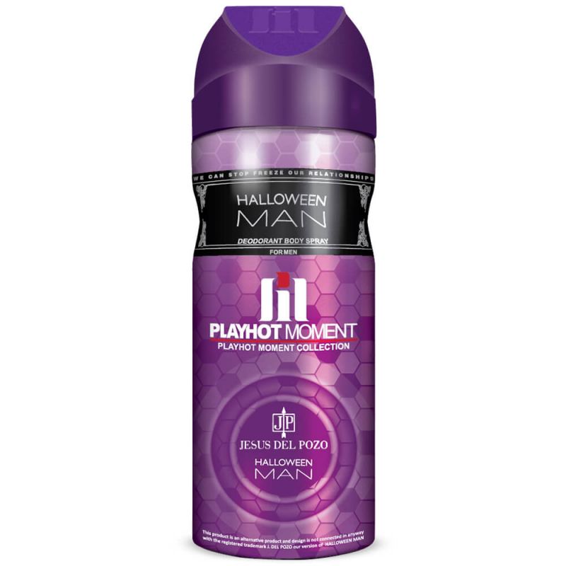 اسپری خوشبو کننده بدن مردانه پلی هات مومنت مدل Halloween Man حجم 200 میلی لیتر
