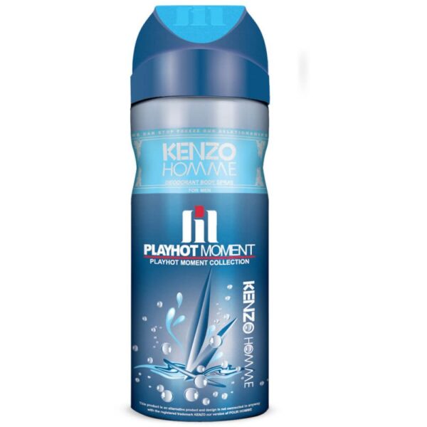 اسپری خوشبو کننده بدن مردانه پلی هات مومنت مدل Kenzo Homme حجم 200 میلی لیتر
