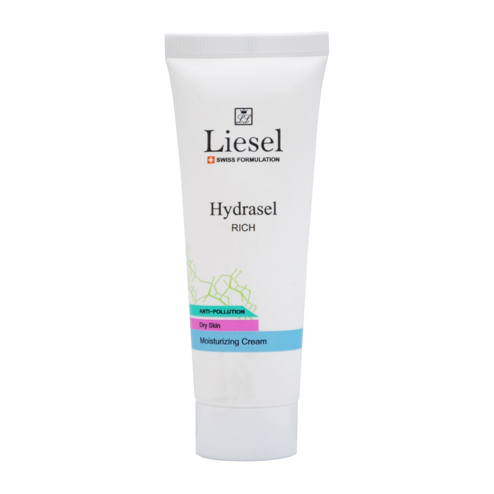 کرم مرطوب کننده لایسل مناسب پوست خشک مدل Hydrasel Rich حجم 50 میلی لیتر