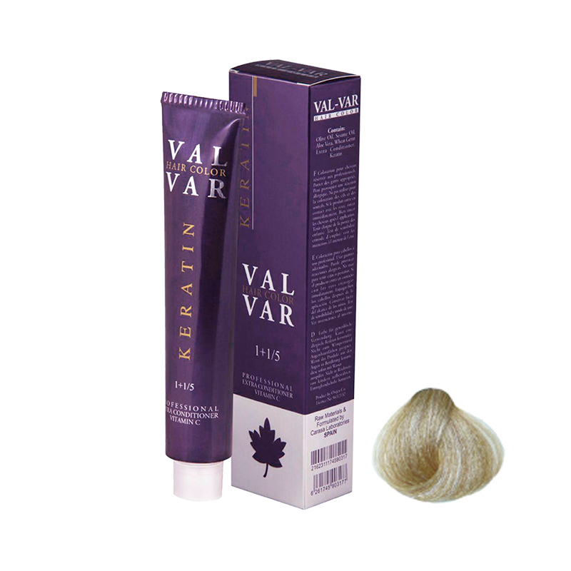 رنگ موی والوار شماره 8.3 سری طلایی رنگ بلوند طلایی روشن