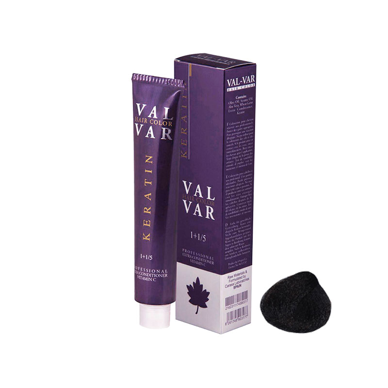 رنگ موی والوار شماره N2 سری طبیعی رنگ قهوهای تیره