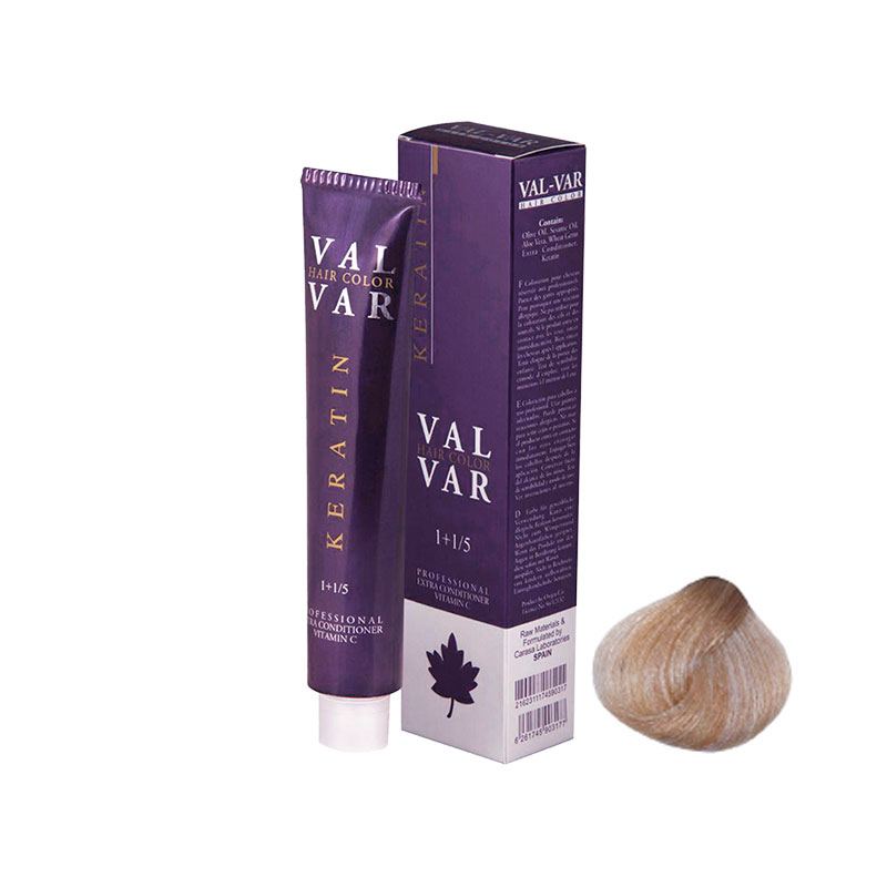 رنگ موی والوار شماره NF9 سری طبیعی اکسترا رنگ بلوند پلاتینه اکسترا