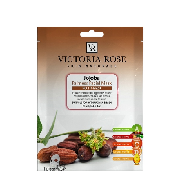 ماسک صورت ورقه‌ای ویکتوریا رز مدل Jojoba
