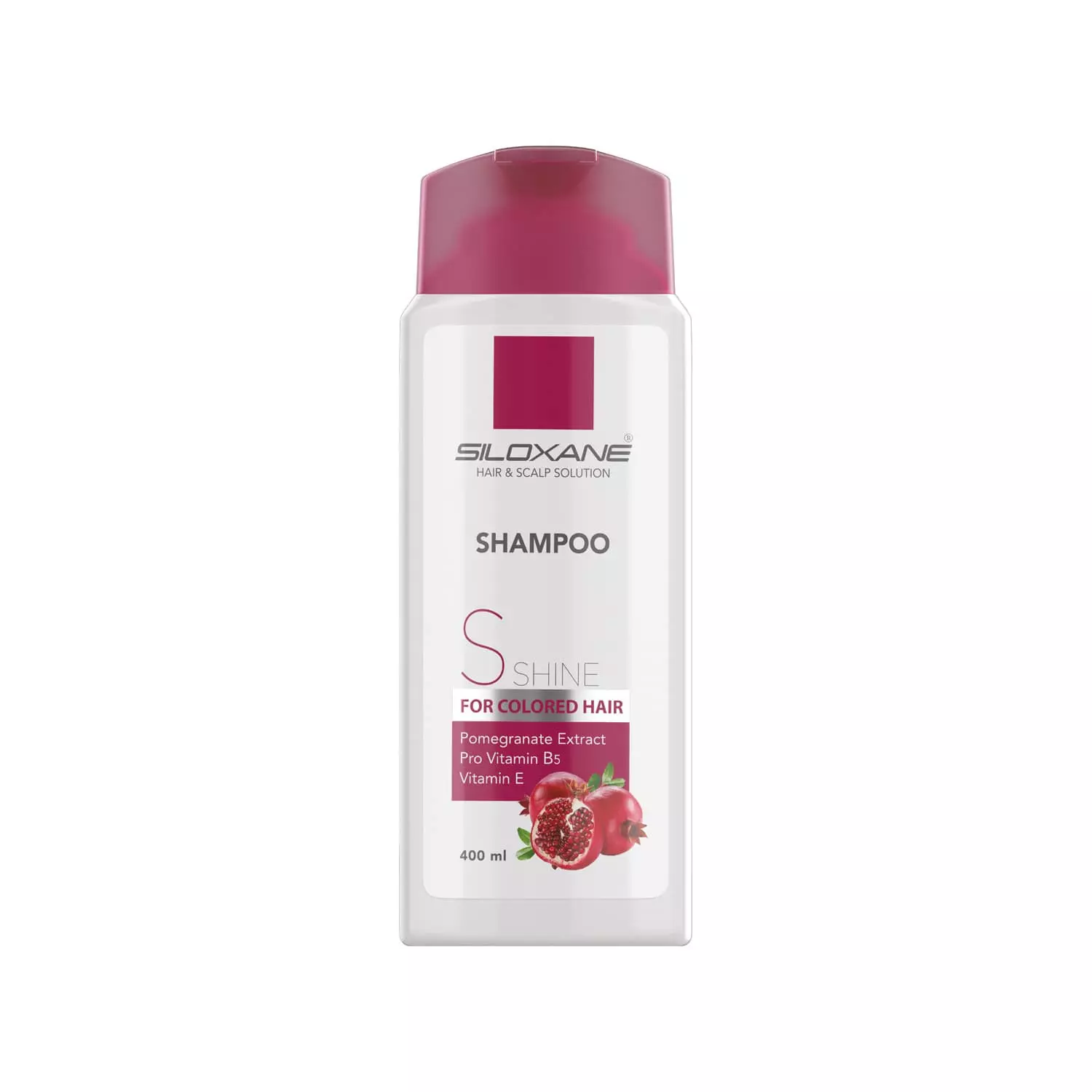 شامپو مو سیلوکسان مدل Pomegranate حجم 400 میلی لیتر