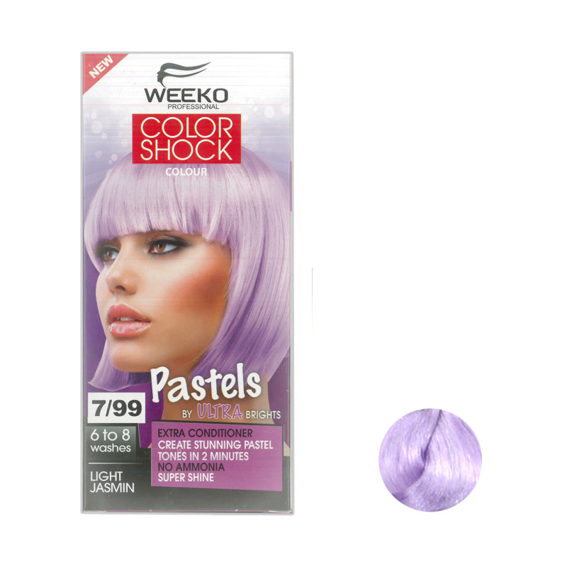 کیت رنگ مو ویکو رنگ یاسی روشن شماره 7/99 حجم 80 میلی لیتر