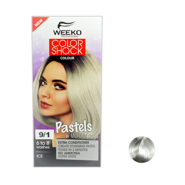 کیت رنگ مو ویکو رنگ یخی شماره 9/1 حجم 80 میلی لیتر