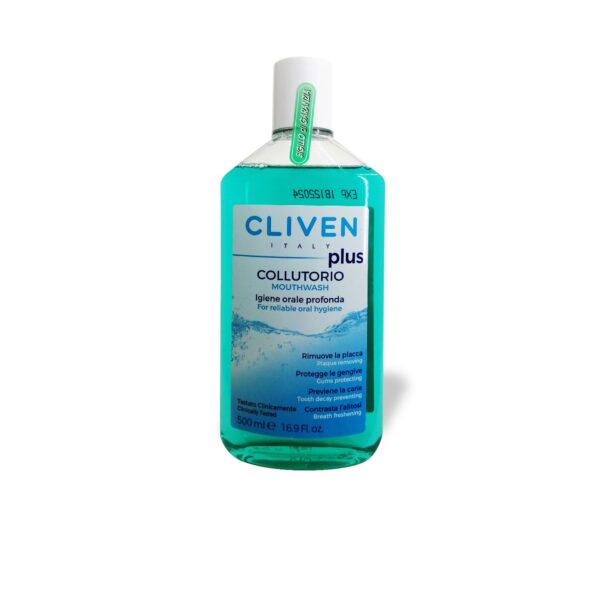 دهانشویه کلیون مدل Plus Mouthwash حجم 500 میلی لیتر