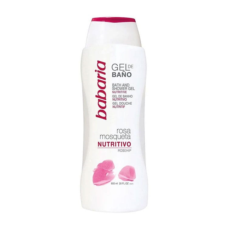 شامپو بدن باباریا حاوی روغن گل رز 600 میلی لیتر