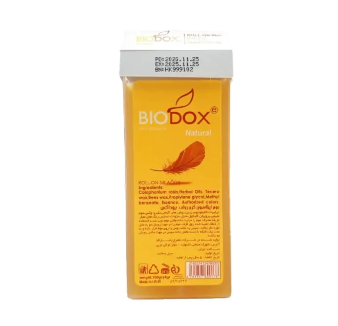 موم خشابی بیوداکس مدل Natural وزن ۱۰۰ گرم