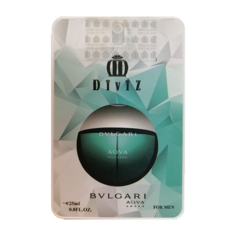 عطر جیبی مردانه دیوایز مدل AQVA BVLGARI حجم 25 میلی لیتر