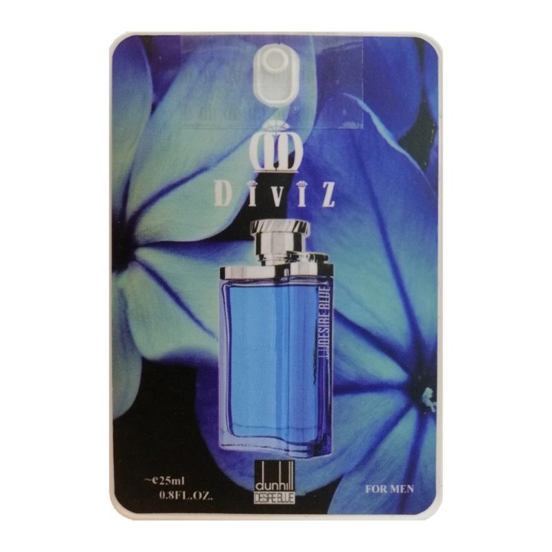 عطر جیبی مردانه دیوایز مدل Dunhill Desire Blue حجم 25 میلی لیتر