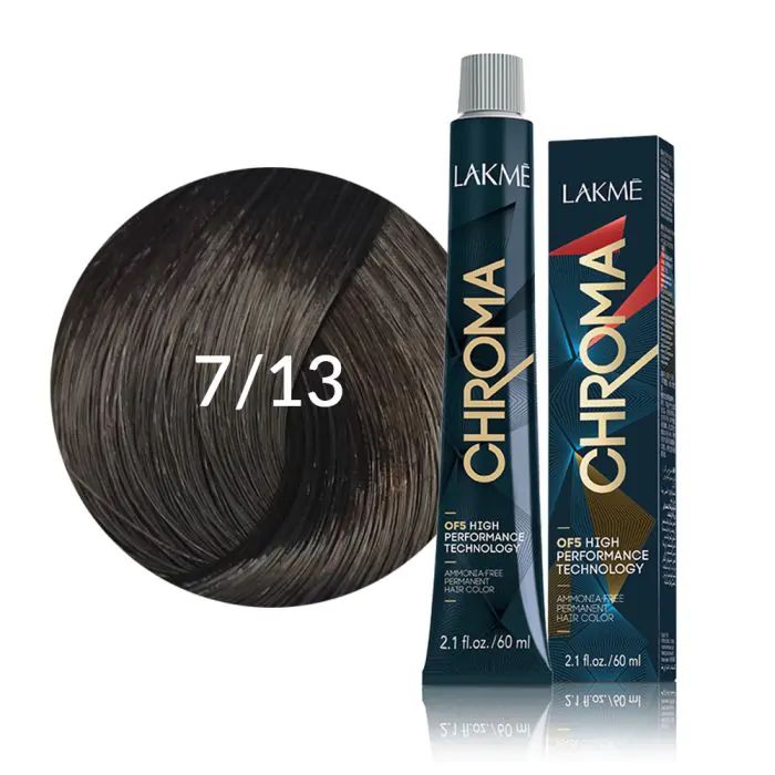 رنگ موی زنانه لاکمه مدل Chroma شماره 7/13 بدون آمونیاک