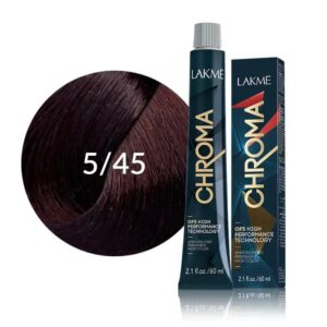 رنگ موی زنانه لاکمه مدل Chroma شماره 5/45 بدون آمونیاک
