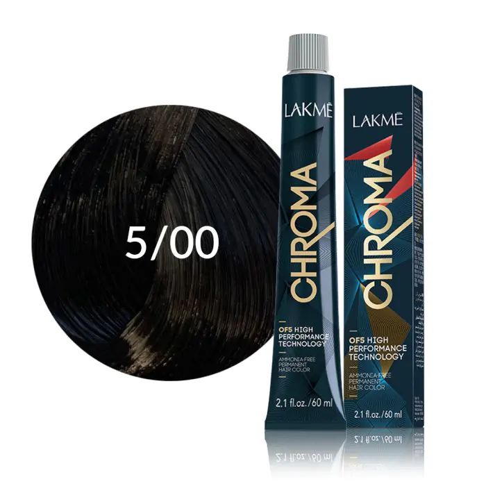 رنگ موی زنانه لاکمه مدل Chroma شماره 5/00 بدون آمونیاک