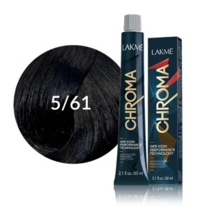 رنگ موی زنانه لاکمه مدل Chroma شماره 5/61 بدون آمونیاک