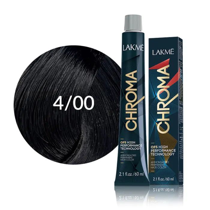 رنگ موی زنانه لاکمه مدل Chroma شماره 4/00 بدون آمونیاک