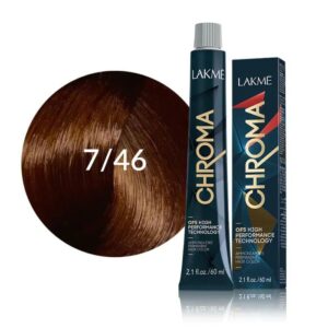 رنگ موی زنانه لاکمه مدل Chroma شماره 7/46 بدون آمونیاک