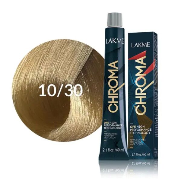 رنگ موی زنانه لاکمه مدل Chroma شماره 10/30 بدون آمونیاک